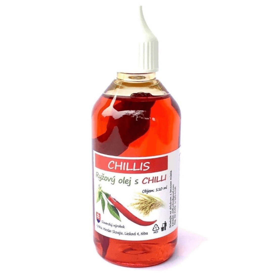 Ryžový olej s chilli 115 ml