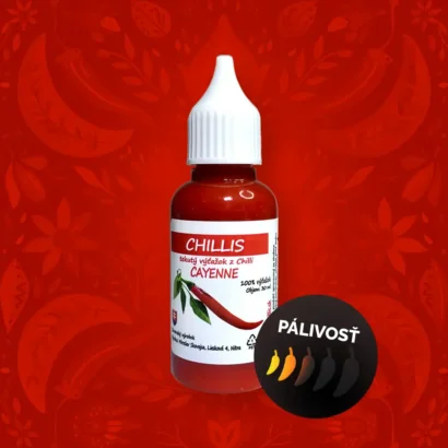 Cayenne červené – pálivosť