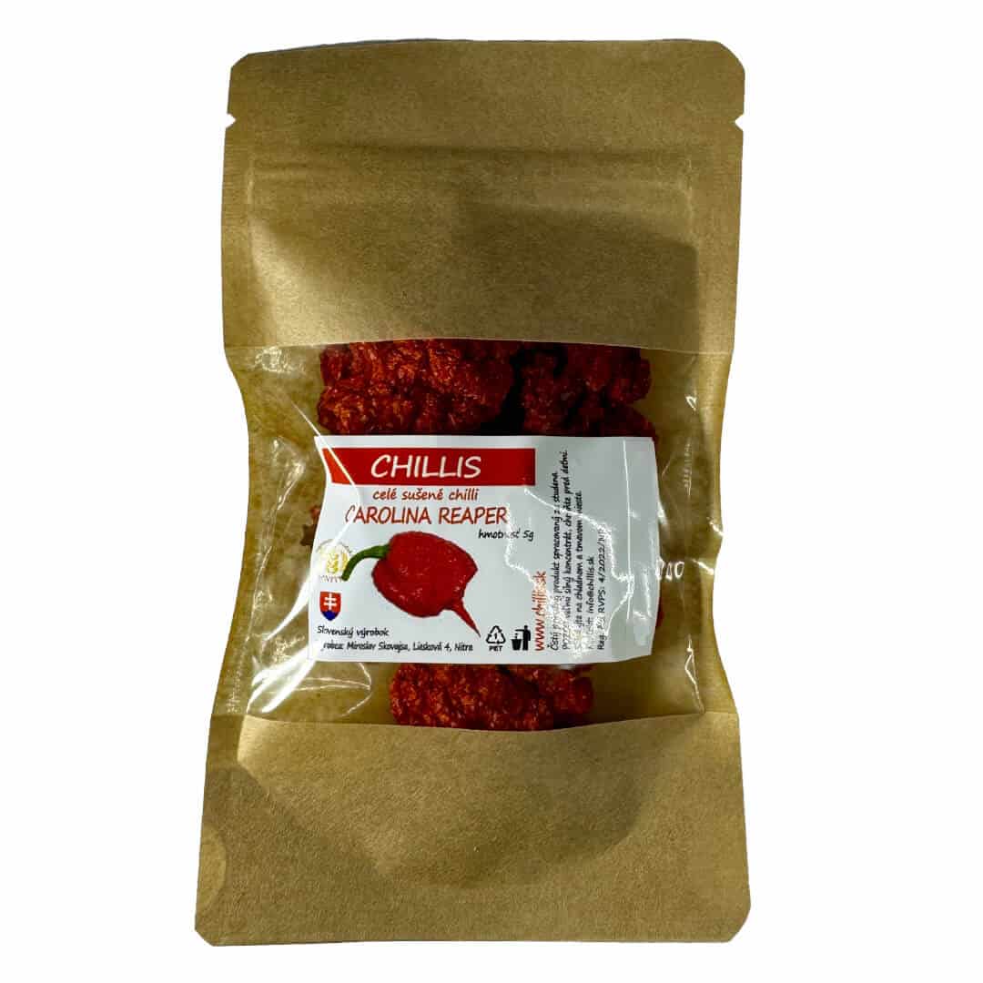 Carolina Reaper - celé sušené chilli