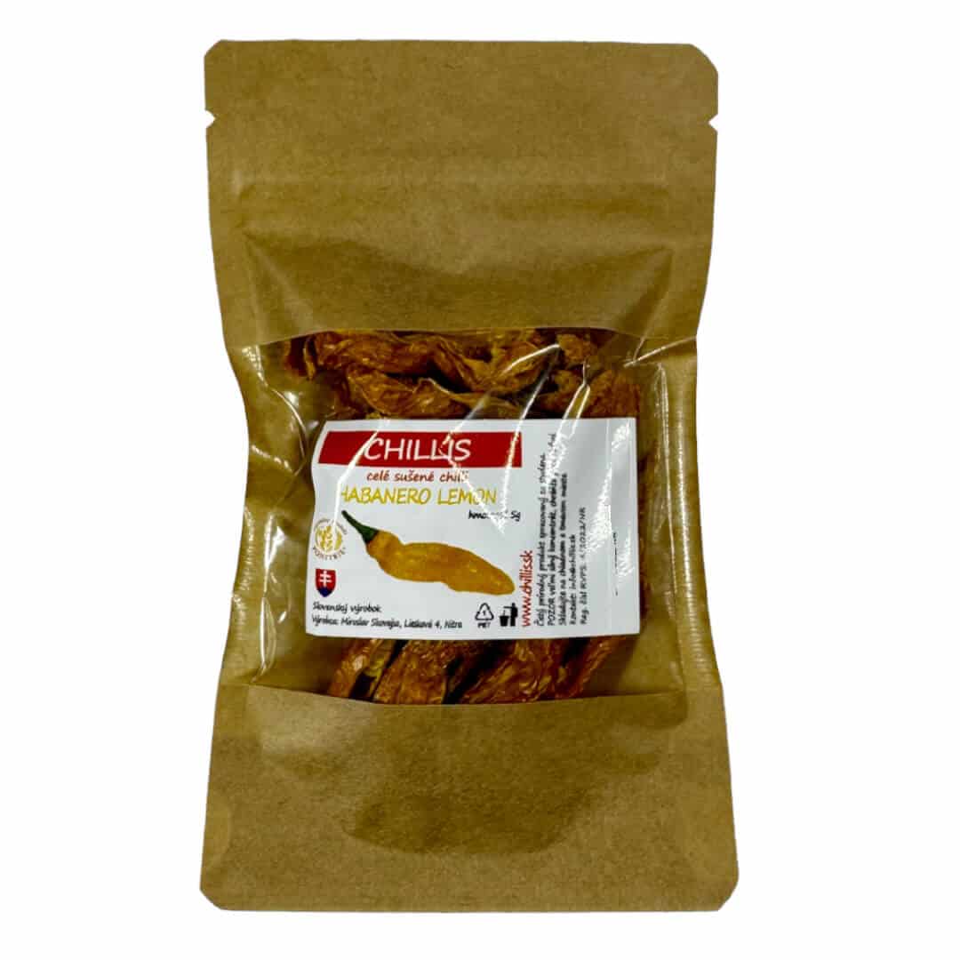 Habanero Lemon - celé sušené chilli (5 g)